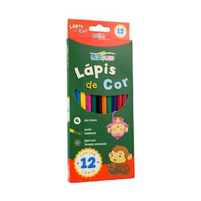 Lápis de Cor Leonora Sextavado Flex 12 Cores
