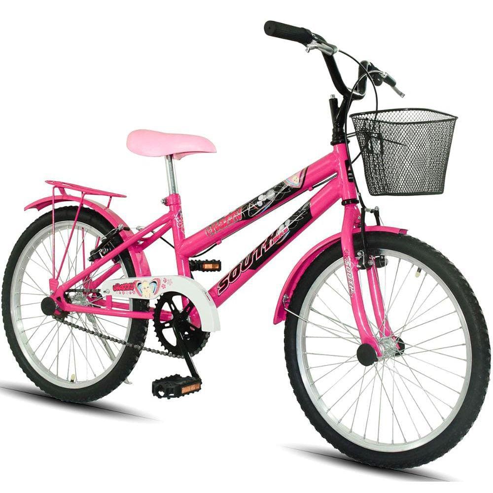 Bicicleta Infanto Juvenil Caloi Barbie Aro 20 - Branco