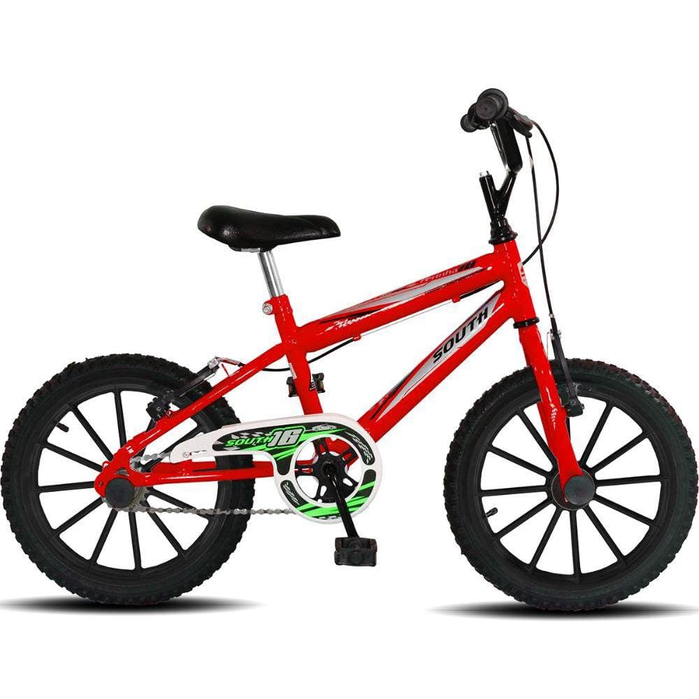 Bicicleta South Bike Ferinha Vb Aro 16 Rígida 1 Marcha - Vermelho