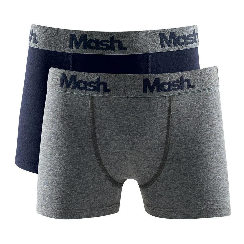 Kit 2 Cueca Boxer Mash Masculina Infantil Elástico