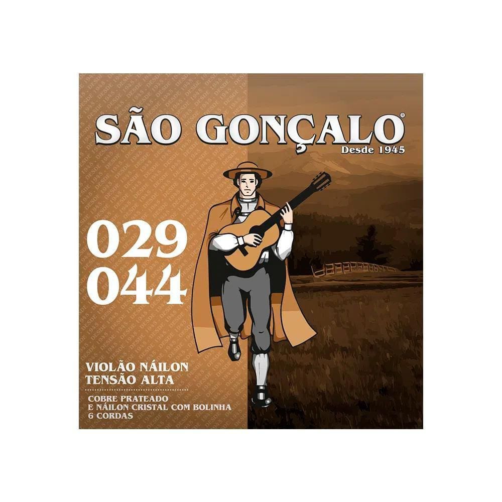 Encordoamento Violão Nylon Tensão Pesada São Gonçalo Bolinha