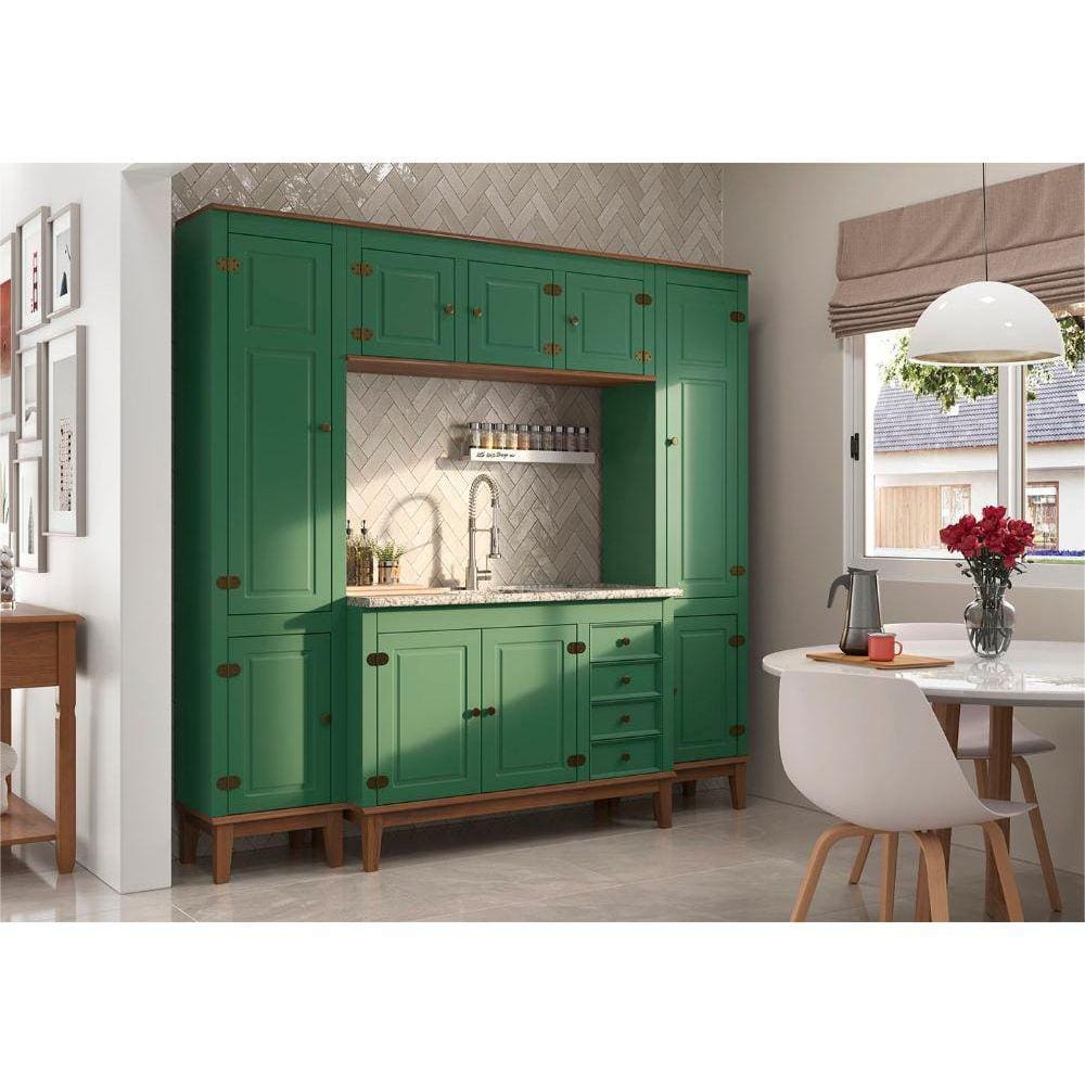 Cozinha Modulada 4 peças - Verde