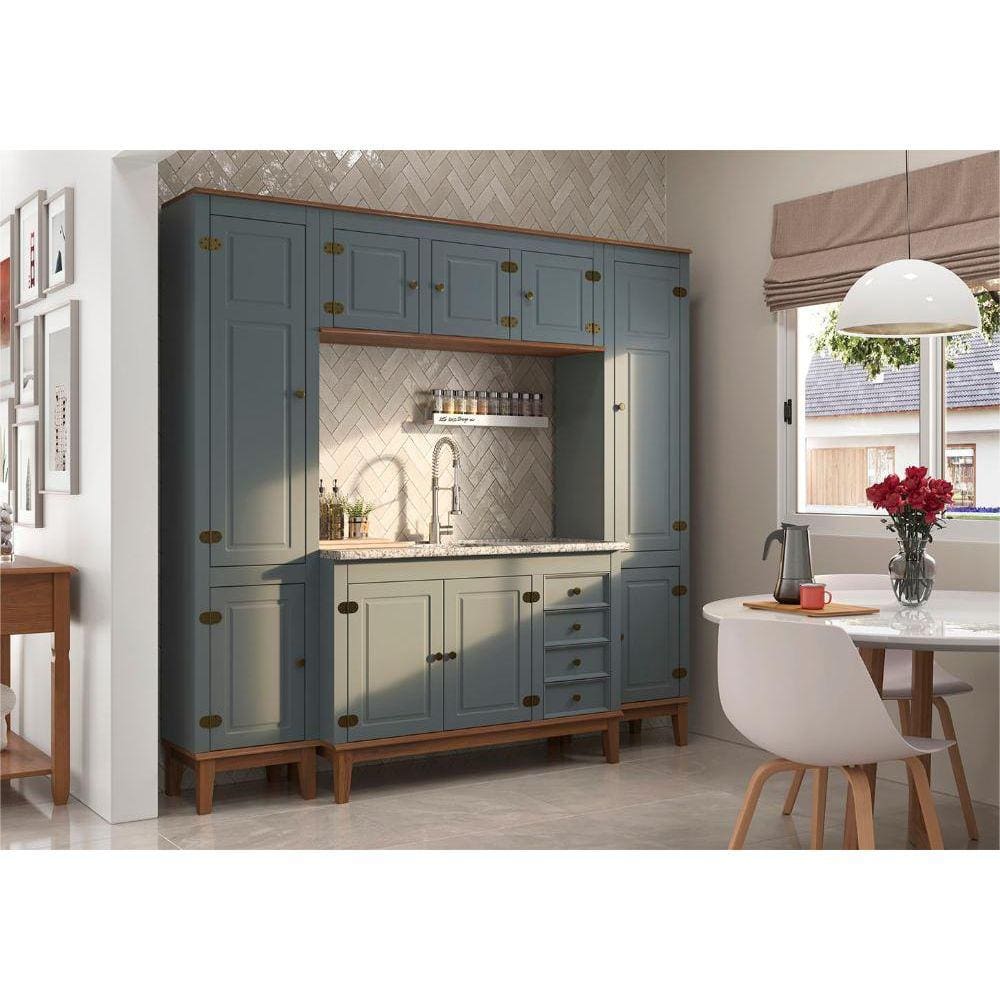 Cozinha Modulada 4 peças - Cinza