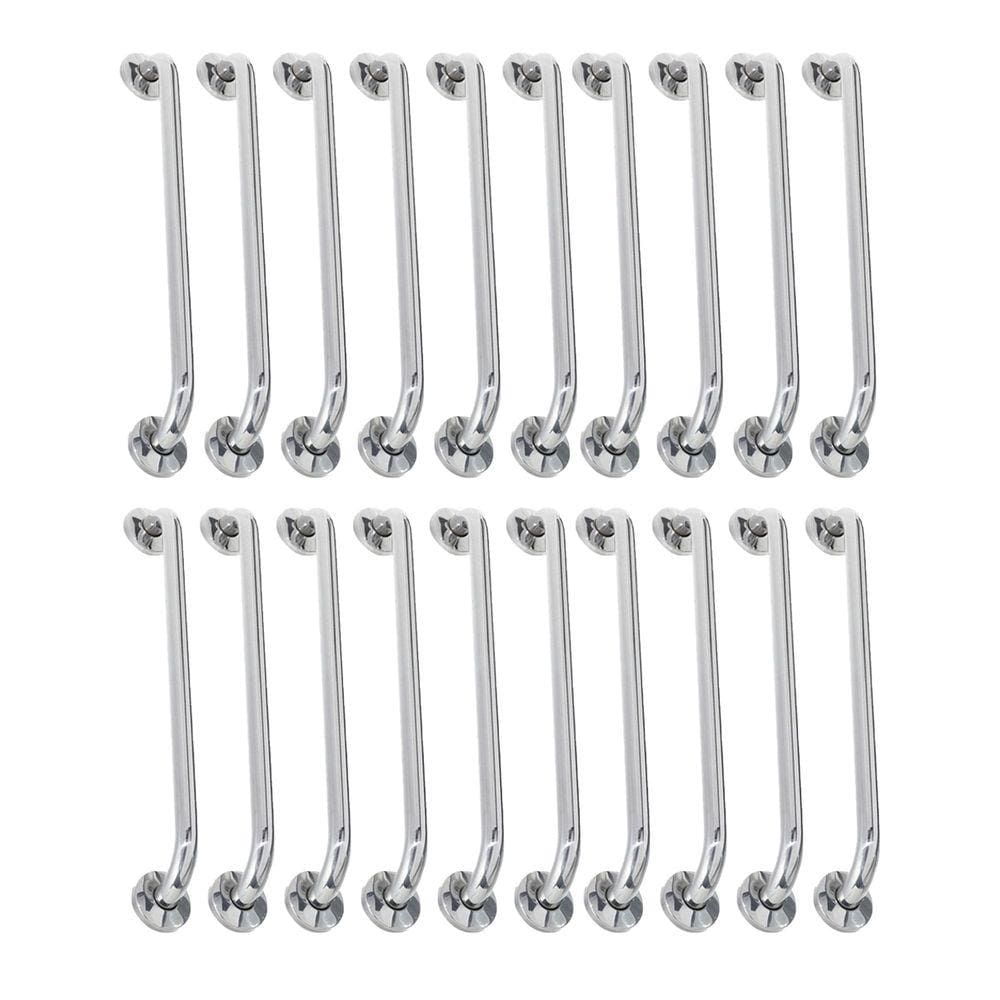 Alça de Apoio Barra 60cm Segurança Acessibilidade Kit 20 Unidades Inox Cadeirante Idoso Deficiente Gravida Banheiro Quarto Corredor