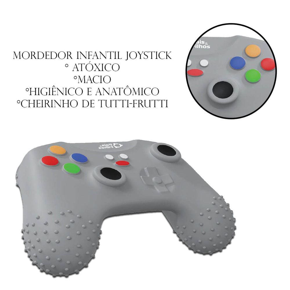 Mordedor Infantil Para Bebe Controle De Video Game Joystick Alivio Dentinho