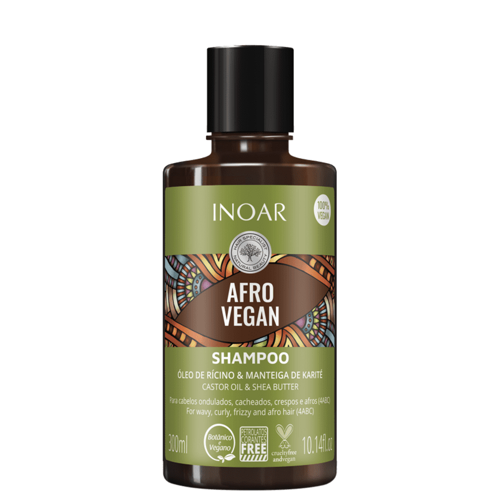 INOAR AFRO VEGAN SHAMPOO 300ml