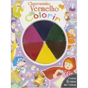 Dedinhos Em Ação! - Chapeuzinho Vermelho Para Colorir