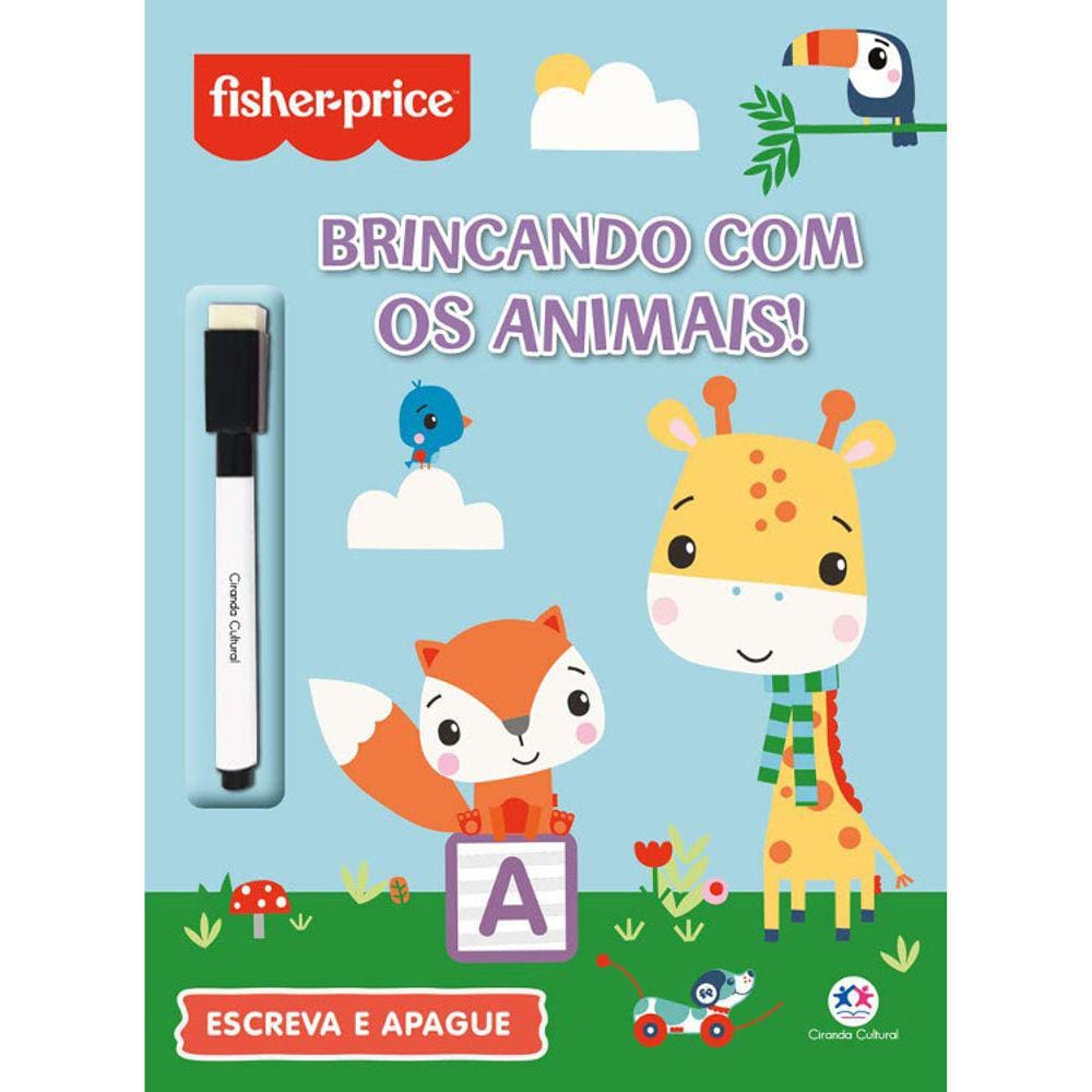 Fisher-Price - Brincando Com Os Animais - Escreva E Apague