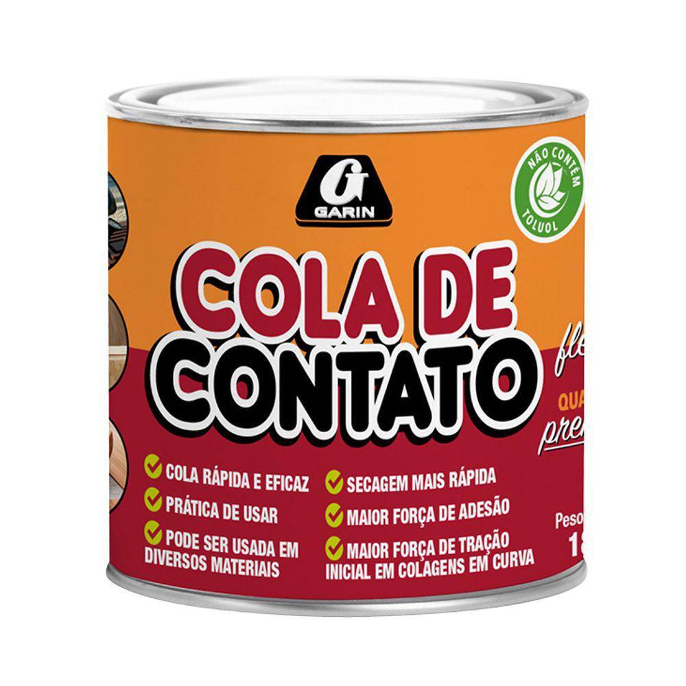 Cola de Contato Universal Flexível lata 180g - Garin