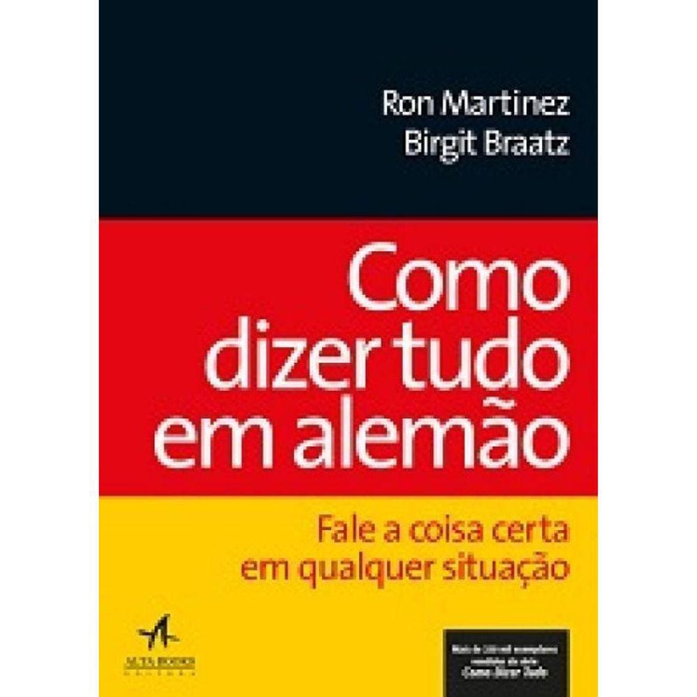 Como Dizer Tudo Em Alemão