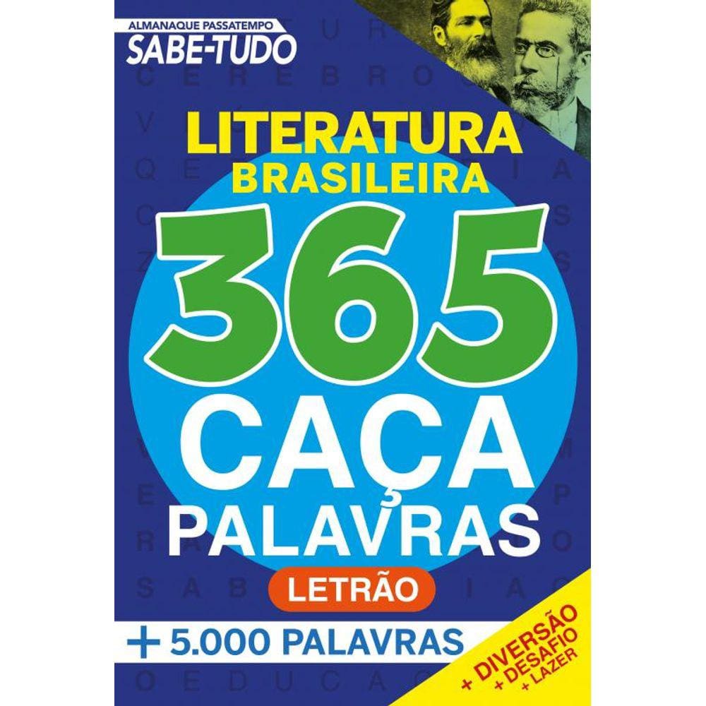 Almanaque Passatempos Sabe-Tudo 365 Caça-Palavras - Literatura Brasileira