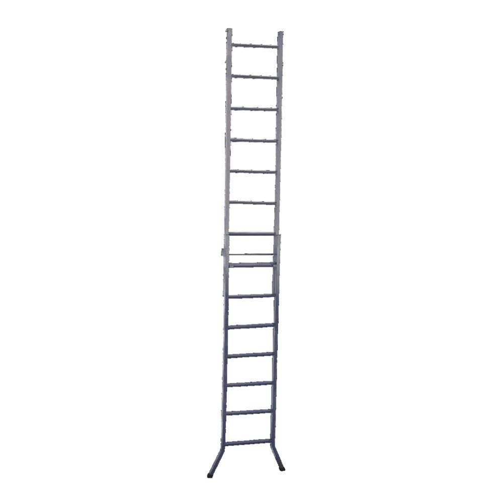 Escada Extensiva 3 em 1 Metalon 30x20mm 7 e 14 Degraus 187cm