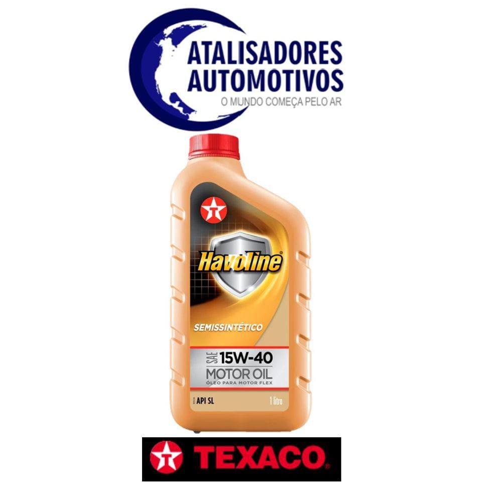 Lubrificante 15W40 Semisintético havoline Texaco 1L