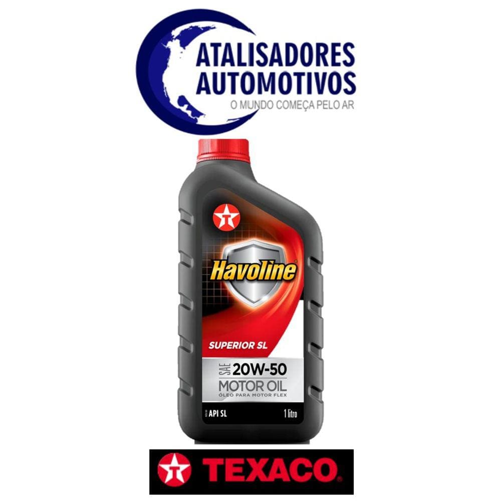 Lubrificante 20W50 Mineral Havoline Texaco 1L