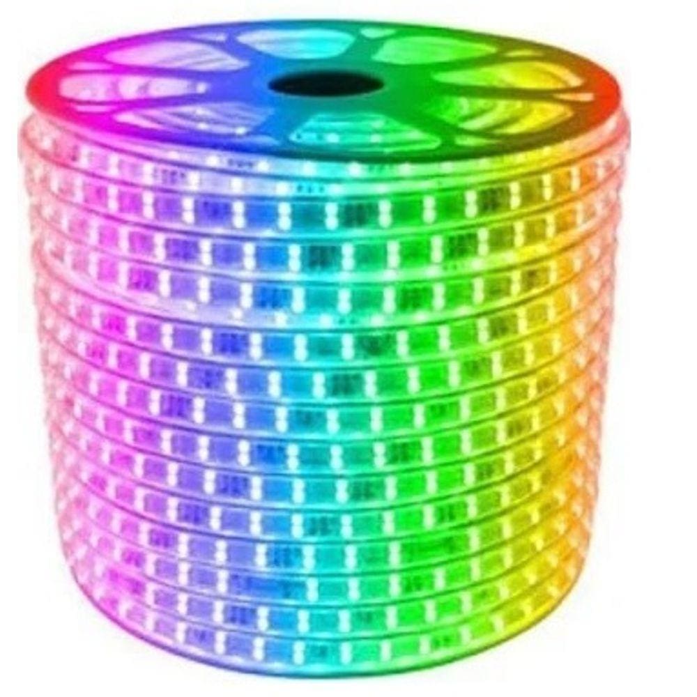 Kit Sanca 20m Mangueira Colorida Full Rgb Controle Remoto