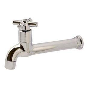 Torneira Pia Parede Fixa Abs Cromado 18Cm Slim 1/4 V