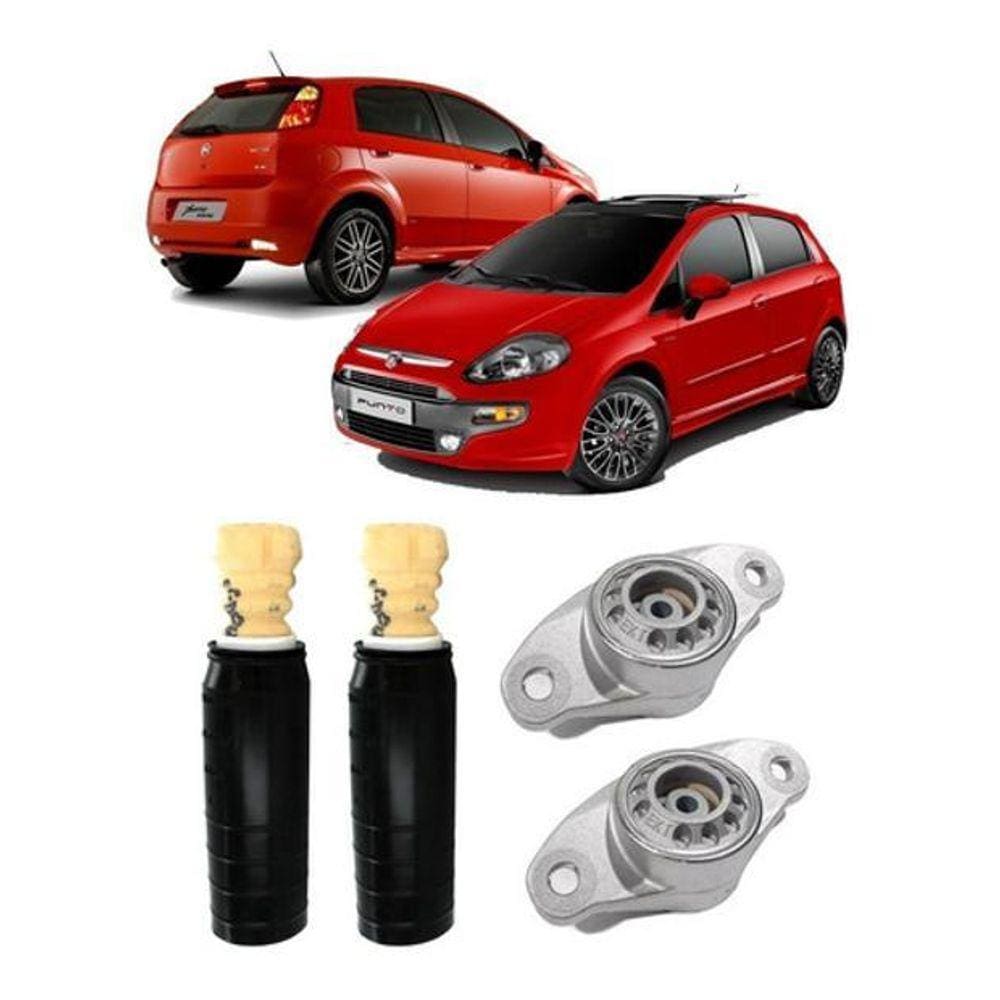2 Kit Do Amortecedor Traseiro Fiat Punto 2012 2013 2014 2015