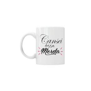 Caneca Cerâmica - Zero Paciência - Cansei Dessa M3rd4
