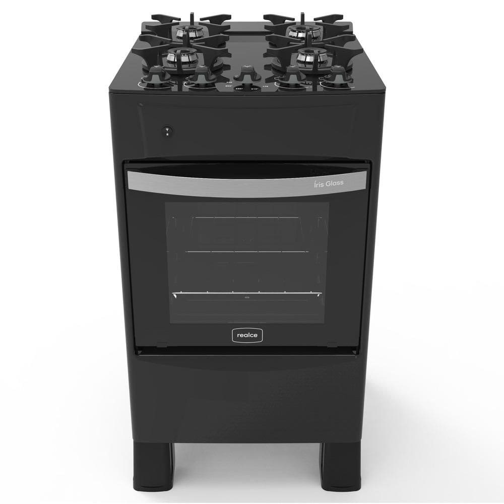 Fogão 4 Bocas a Gás Acendimento Automático Realce Glass Bivolt CR210