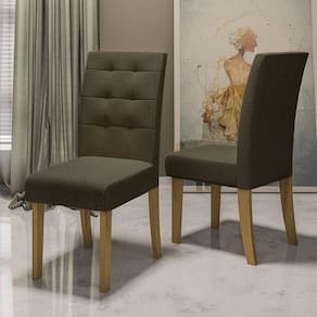 Conjunto com 2 Cadeiras de Jantar Multimóveis CR50040