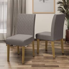 Conjunto com 2 Cadeiras de Jantar Multimóveis CR50039