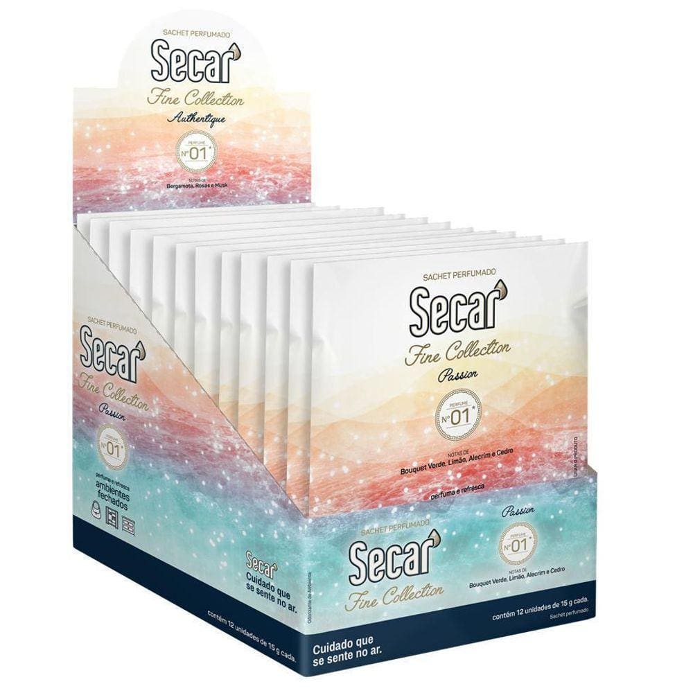 Sache Perfumado Secar Fine Collection 12X15G - Passion
