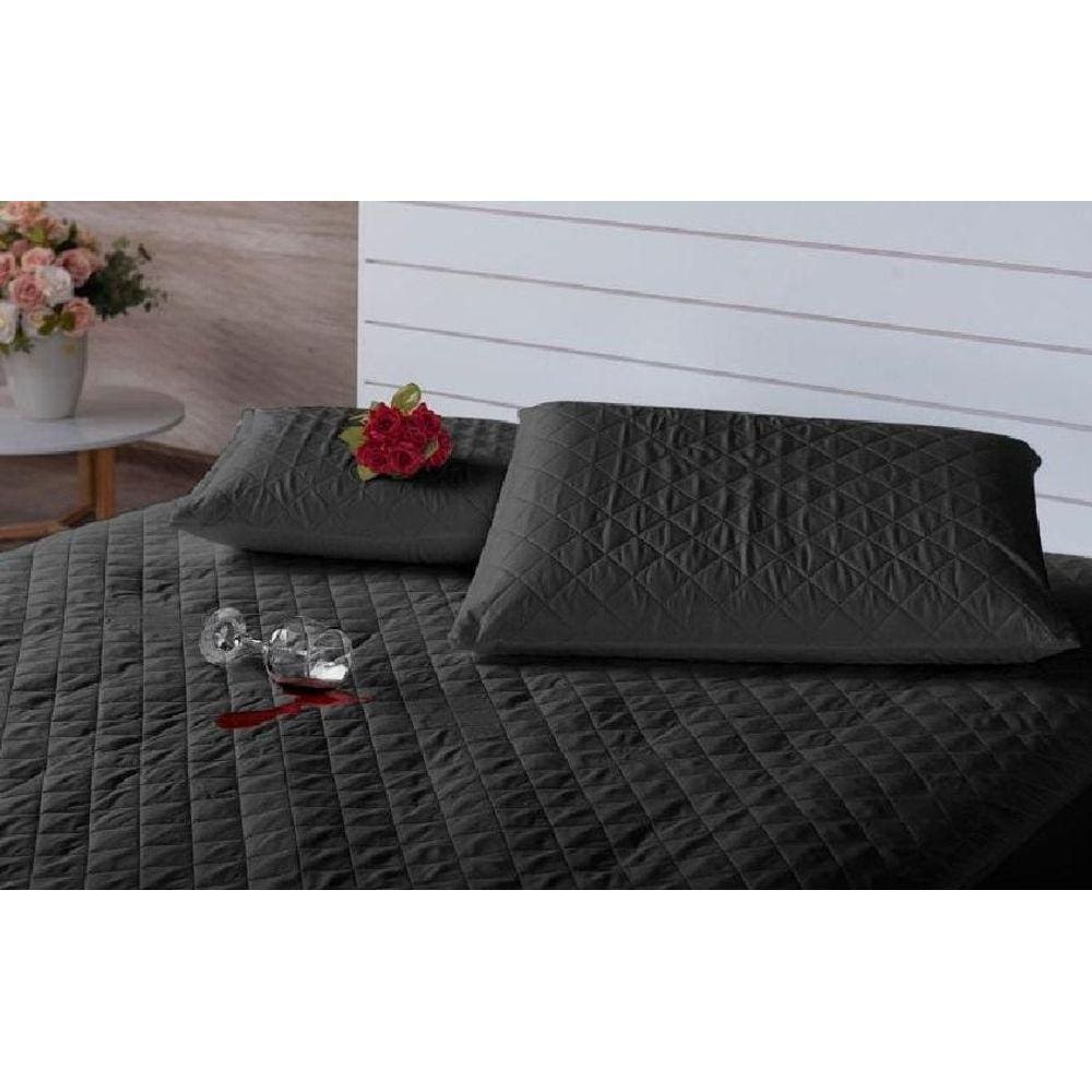 Capa Para Colchão Impermeável Matelada Casal King Preto