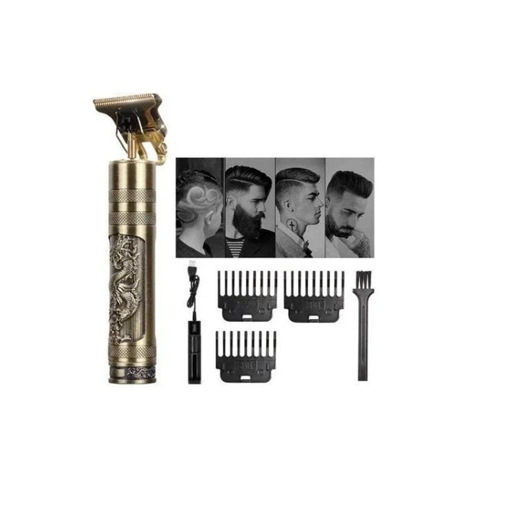 Maquininha Dragon Retro Ultra Afiado Barba Vintage T9