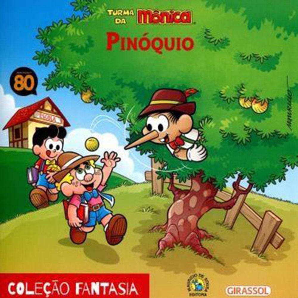 Coleçao Fantasia - Turma Da Monica - Pinoquio