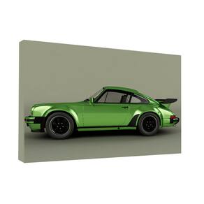 Quadro Porsche 911 Verde Metálico Lado -- BR ARTES