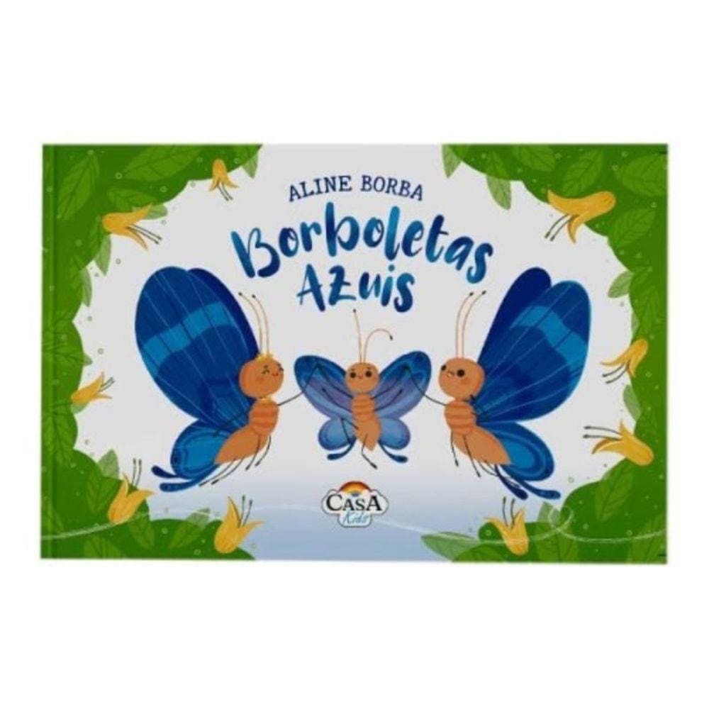 Topo de bolo Borboleta Azul