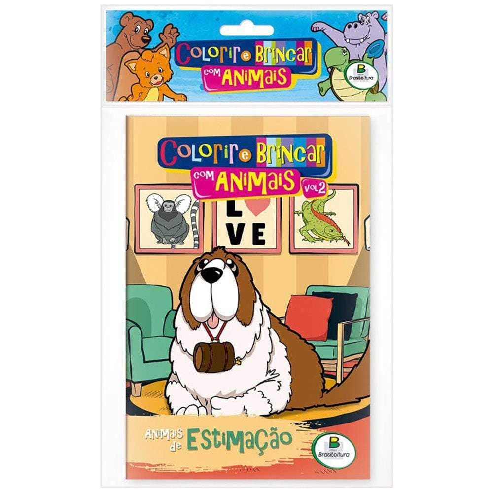 Embalagem Econômica - Colorir E Brincar Com Animais - Animais Da Fazenda