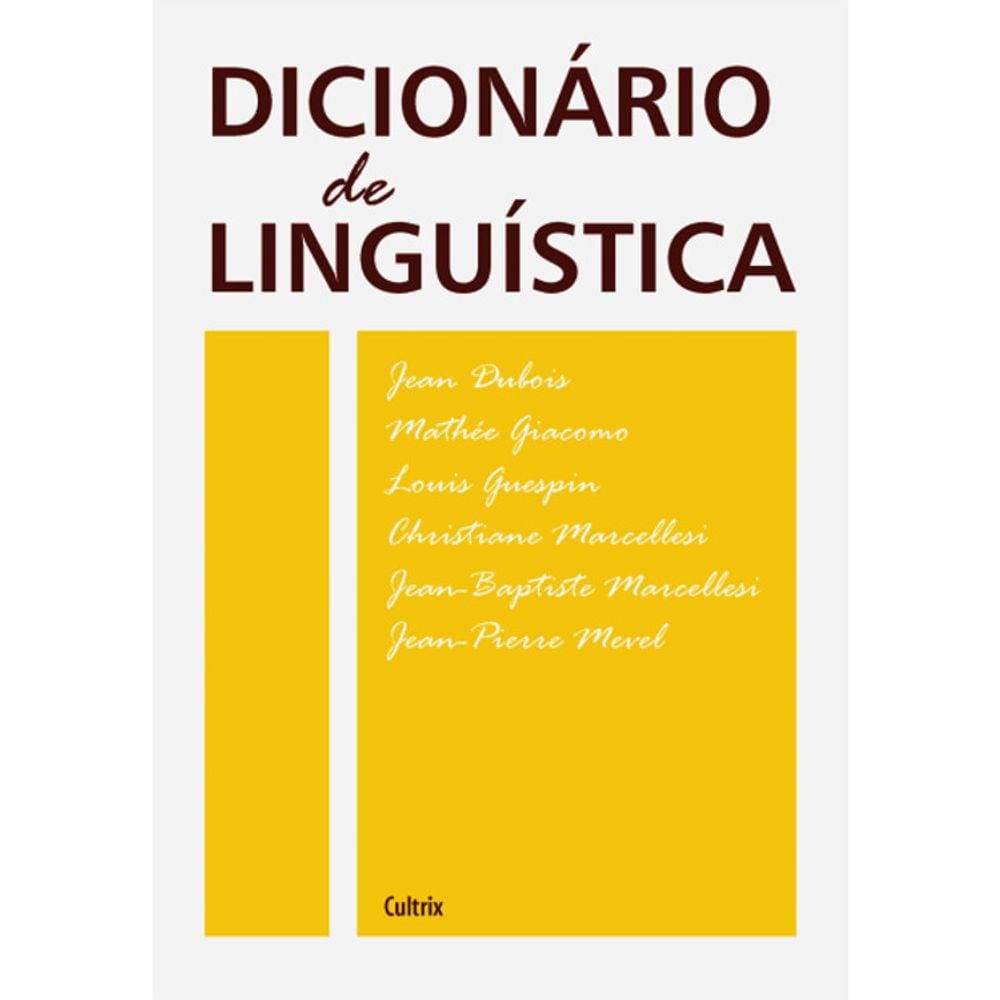 Dicionário De Linguística