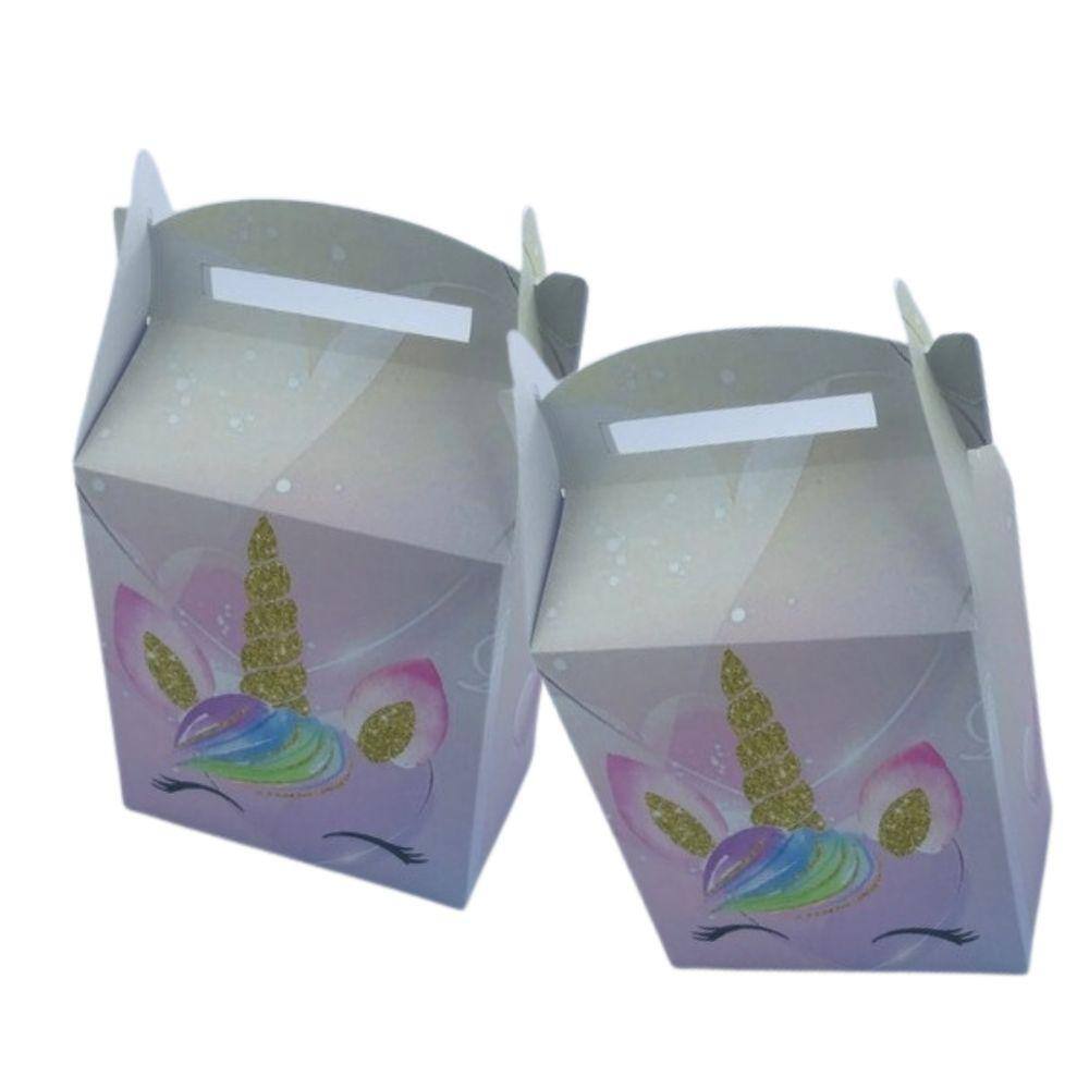 30 Caixa Maleta Unicornio Olhinho