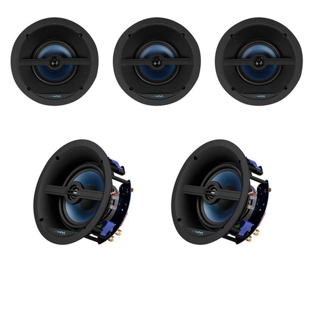 Kit De Caixas De Som De Embutir Wave Sound 5.0 - 3 WIN-150 + 2 WSR-150