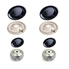 Kit Queimador+espalhador Para Fogão Brastemp BF04VAEUNA - 4B
