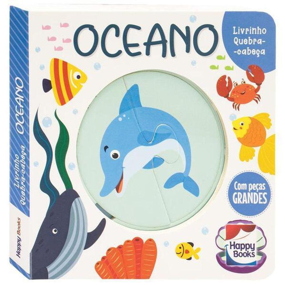 Livrinho Quebra-Cabeça: Oceano