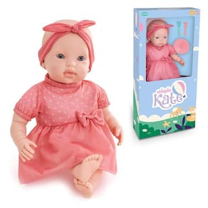 Brinquedo Boneca Kate Papinha Em Pé Com Acessórios