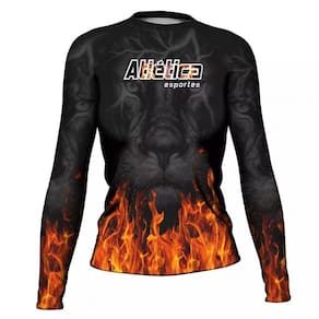 Rash Guard Fire Feminina Atlética Esportes