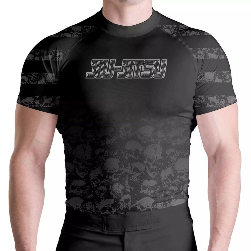 Rash Guard Black Skull Mc Atlética Esportes