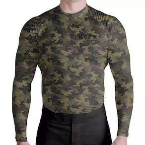 Rash Guard Camuflada Verde Atl
