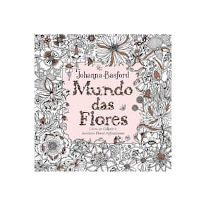 Livro De Colorir - Mundo Das Flores