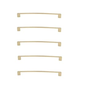 Kit 5 Puxador Dourado Fosco Il 950 Italy Line Metal 224Mm