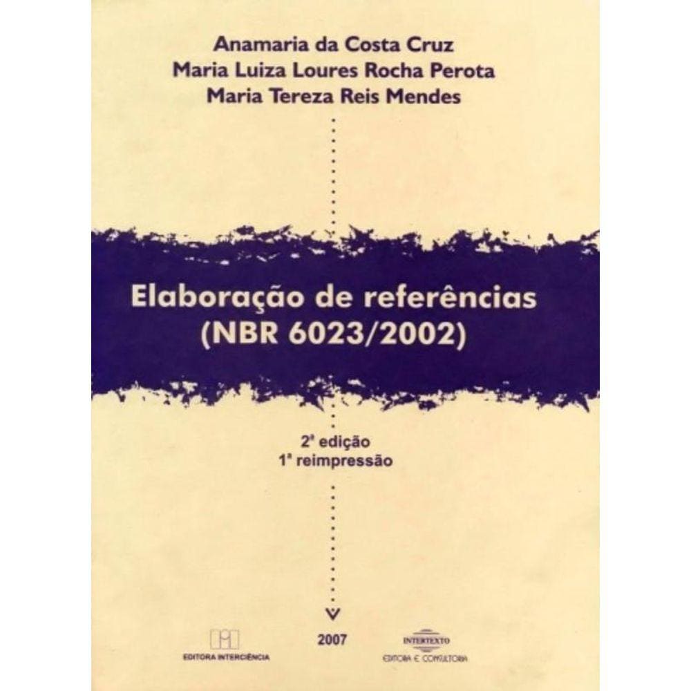 Elaboracao De Referencias ( Nbr 6023 - 2002)