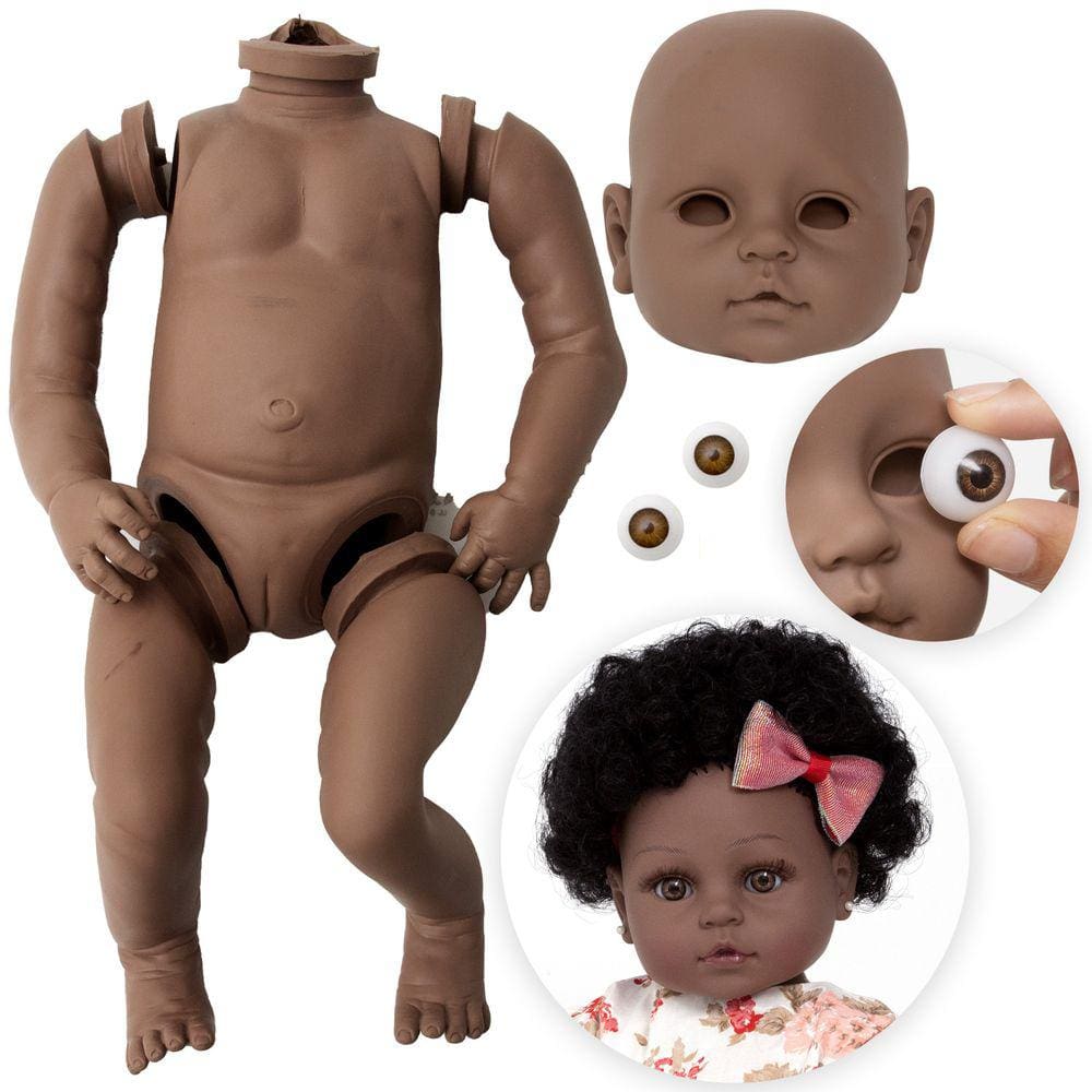 Kit Bebê Reborn Gêmeos Casal 52cm 100% Silicone Acessórios