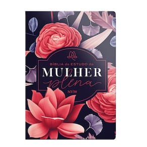 Bíblia De Estudo Da Mulher Plena - Big Flower