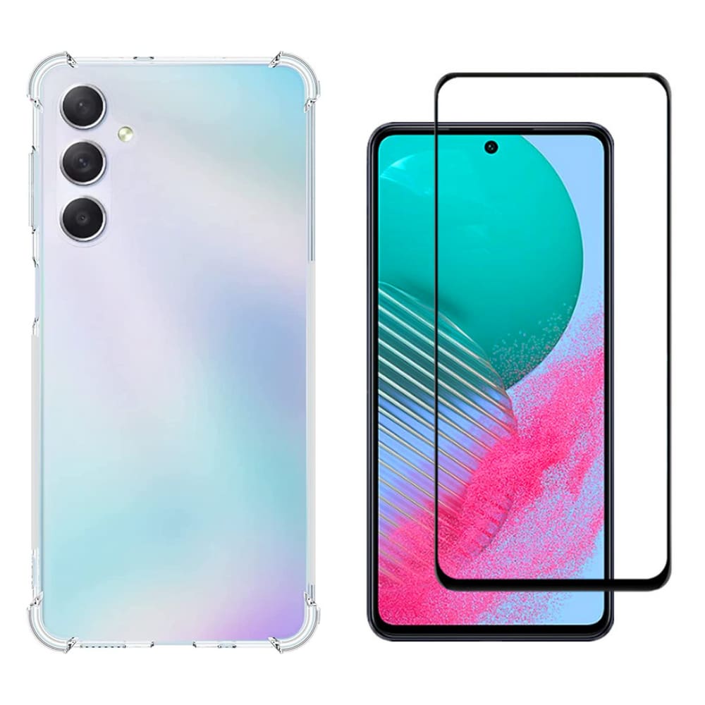 Kit Capa Capinha Para Galaxy M54 Anti Impacto + Película 3d