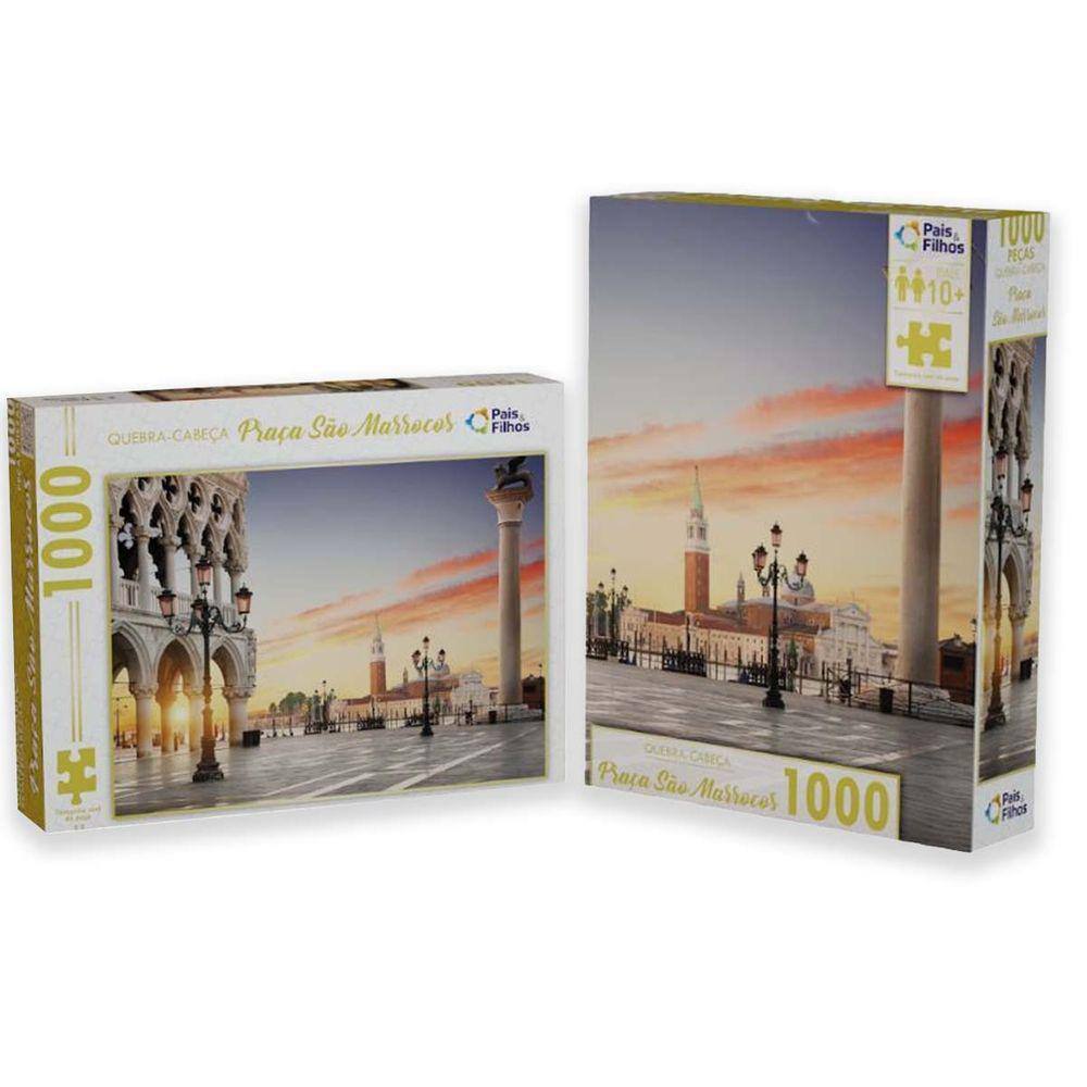 Quebra Cabeça Paris e Roma 1000 Peças 2091 Toyster - Veredas Online, as  melhores ofertas em até 12x sem juros !!