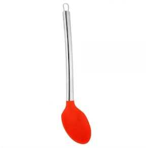 Colher De Silicone C/Cabo Inox 32,5Cm Linha Red