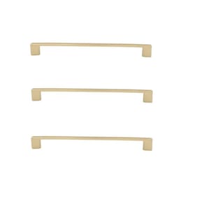 Kit 3 Puxador Dourado Fosco Il 950 Italy Line Metal 192Mm